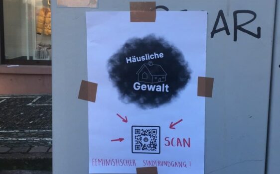 Häusliche Gewalt - Plakat